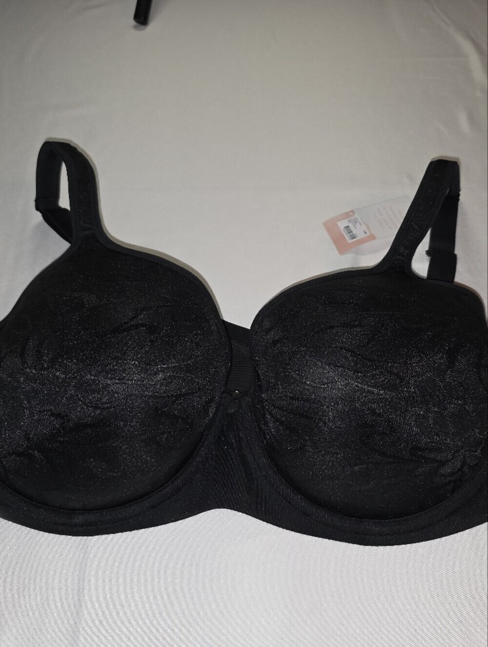 Cacique Lane Bryant Lightest Lift Balconette Bra 42DDD  Black Spacer Mesh